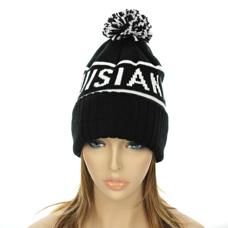 Fashion Louisiana Knit Beanie