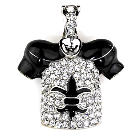 Fleur De Lis Football Uniform Pendant
