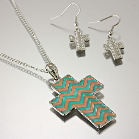 Cross Necklace Set