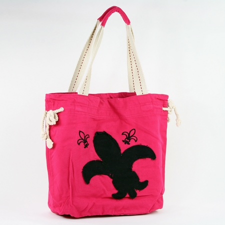 Fleur De Lis Canvas Tote Bag