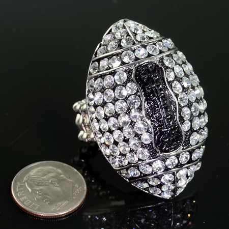 Sports Theme Football Stretch Ring