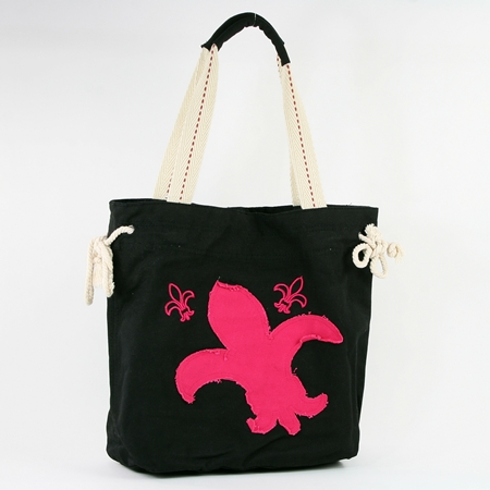 Fleur De Lis Canvas Tote Bag