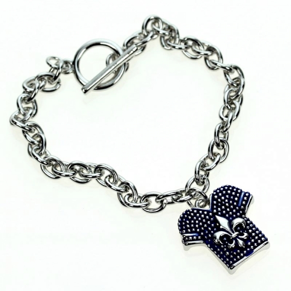 Fleur De Lis Uniform Charm Bracelet