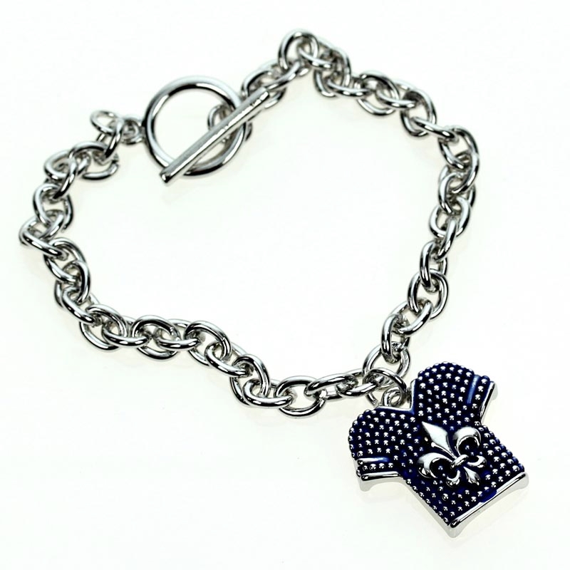 Fleur De Lis Uniform Charm Bracelet