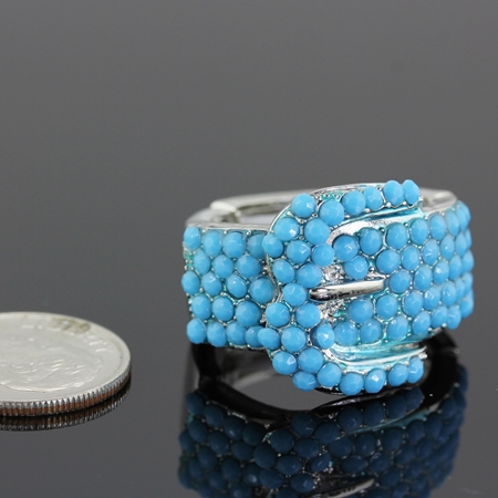 Western "Buckle" Stretch Ring