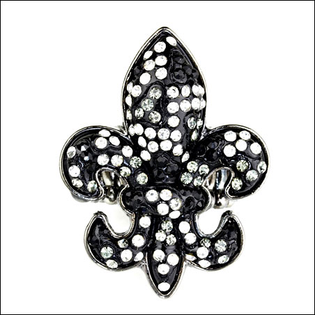 Fleur De Lis Stretch Ring