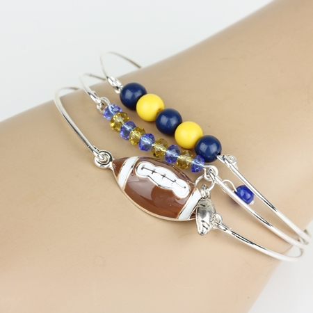 Sports "Football" Bangle Bracelet