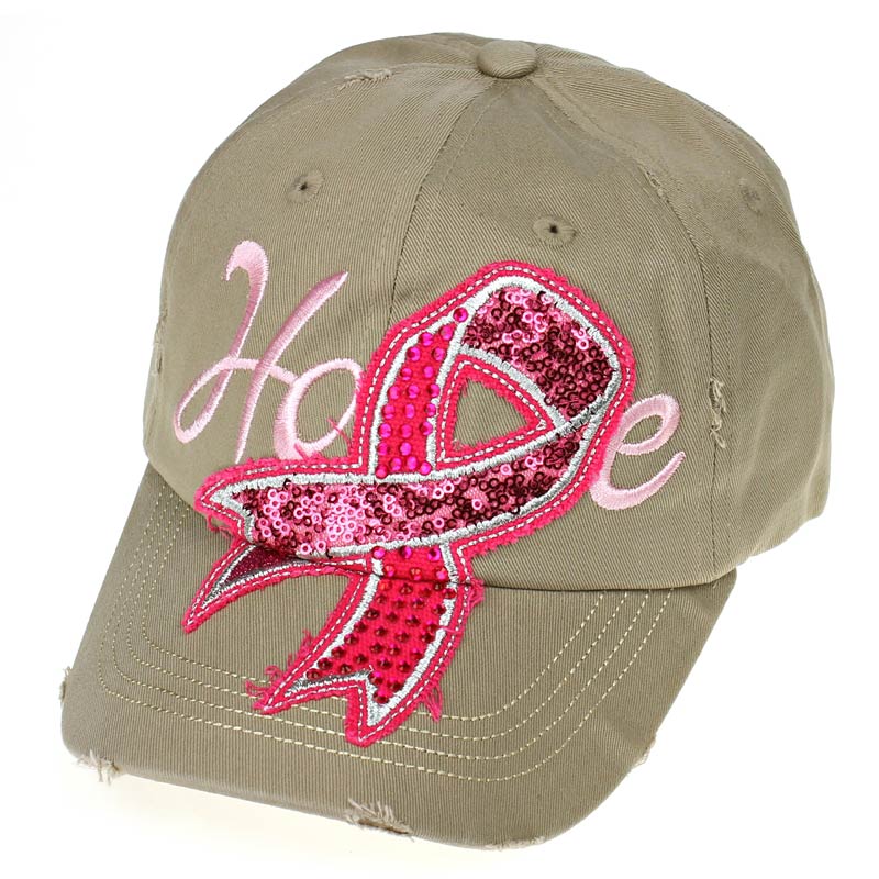 Pink Ribbon Cap