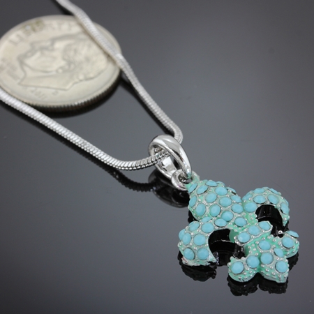 Fleur De Lis Pendant Necklace
