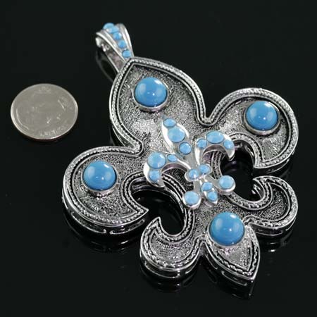 Fleur De Lis Removable Pendant