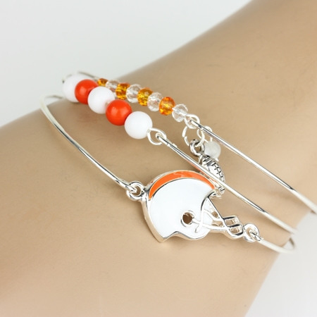 Sports "Football" Bangle Bracelet