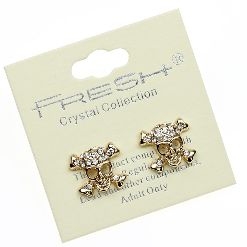 Skull Post Earrings