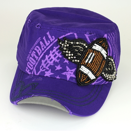 Sports "Football w/Wings" Cap