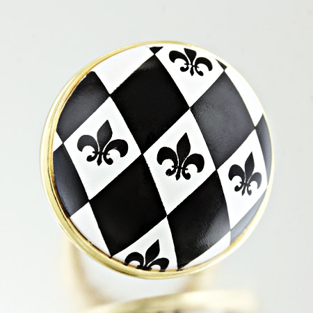 Fleur De Lis Stretch Ring