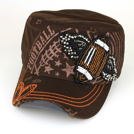 Sports "Football w/Wings" Cap