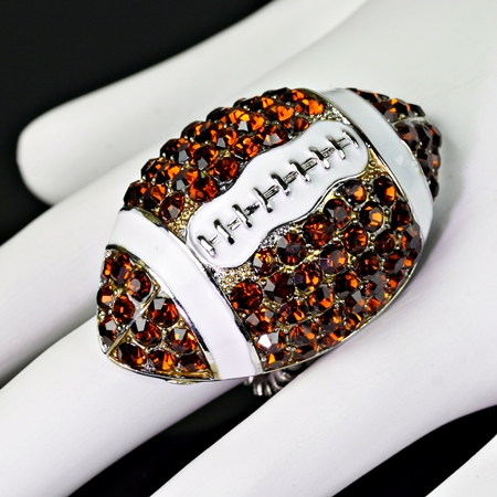 Sports Theme "Football" Stretch Ring
