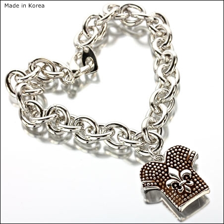 Fleur De Lis Uniform Charm Bracelet