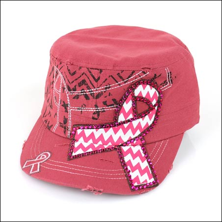 Pink Ribbon Cap