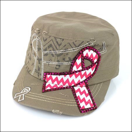 Pink Ribbon Cap