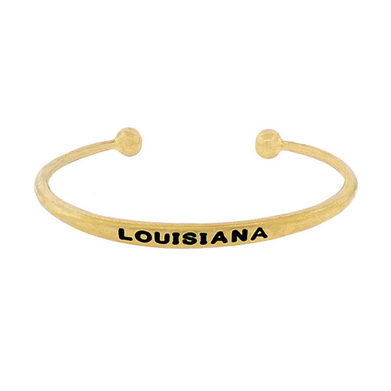 Fashion "LOUISIANA" Cuff Bracelet