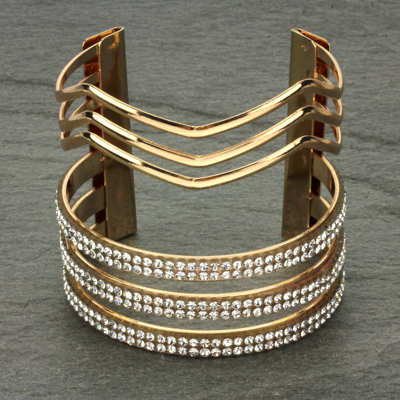 Fashion Rhinestone Cuff Bracelet