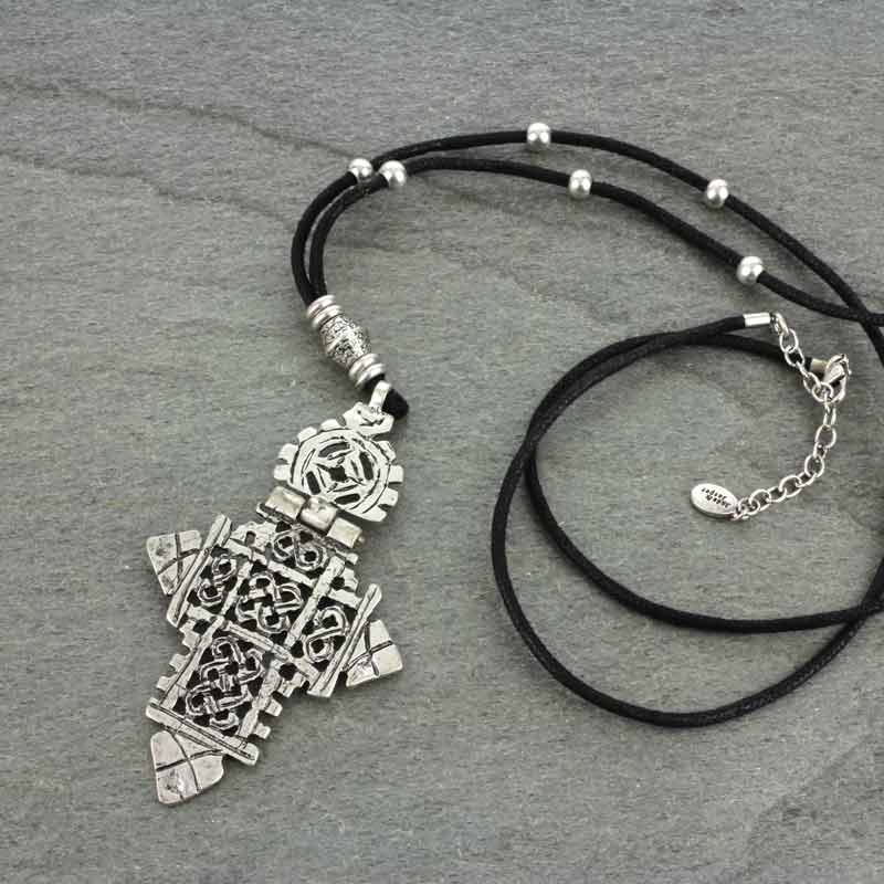 JJ Antique Silver Necklace
