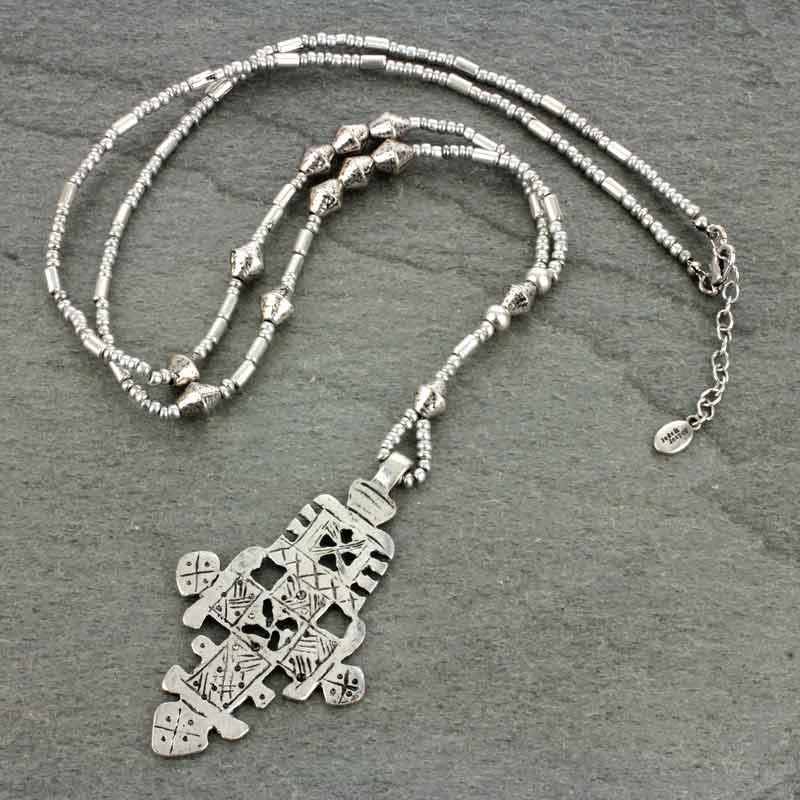 JJ Antique Silver Necklace