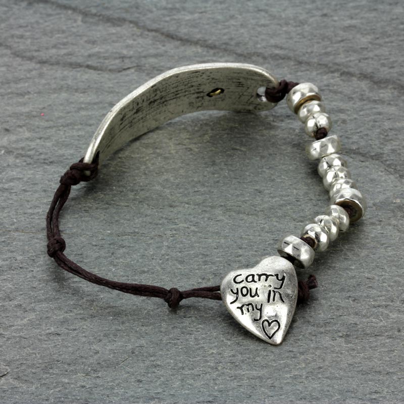 "Freedom" String Closure Bracelet - Image 2