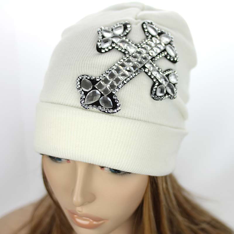 Cross Knit Beanie - Image 2