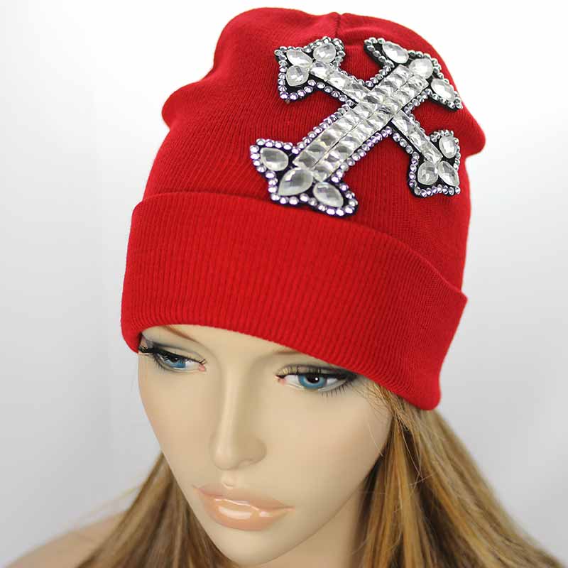 Cross Knit Beanie