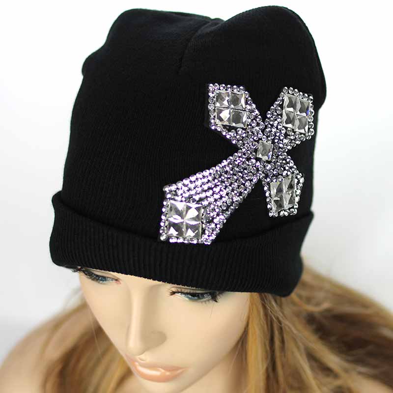 Cross Knit Beanie - Image 2