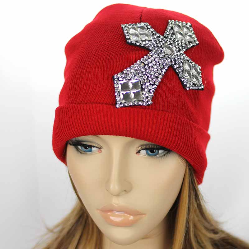 Cross Knit Beanie