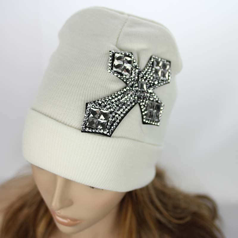 Cross Knit Beanie - Image 2