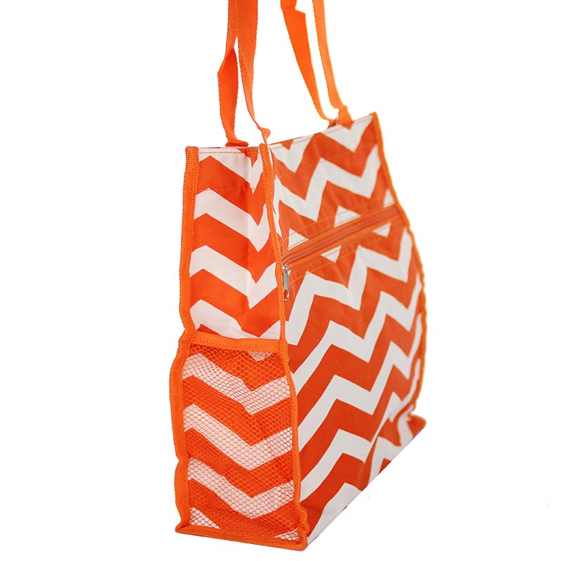 Fashion Canvas Chevron Tote Bag - Image 2