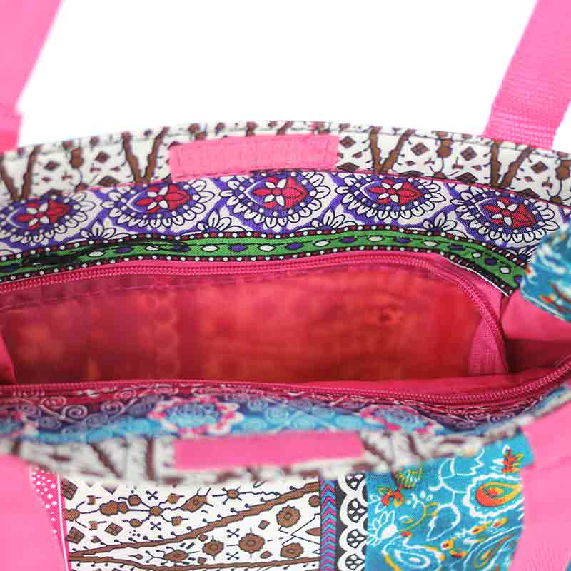 Fashion Canvas Zebra Tote Bag - Image 5