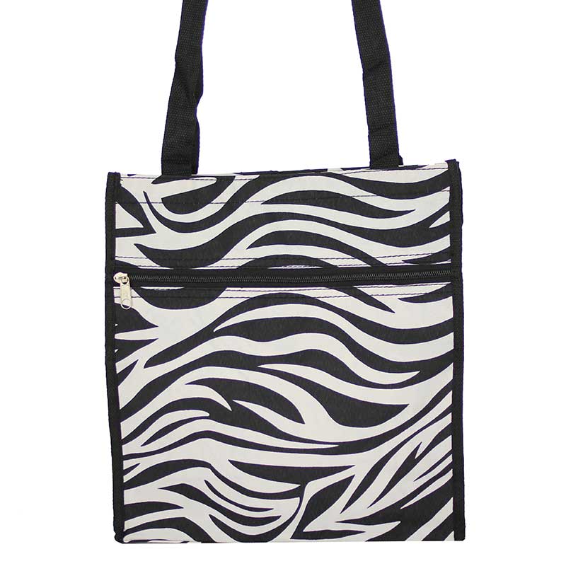 Fashion Canvas Zebra Tote Bag