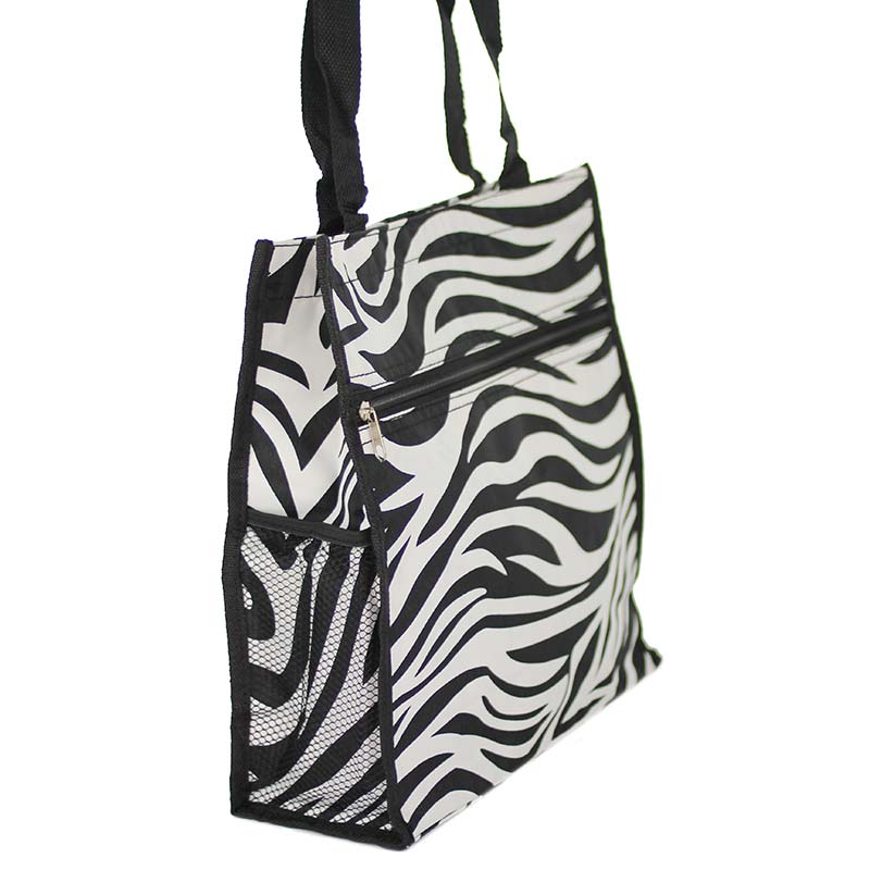 Fashion Canvas Zebra Tote Bag - Image 2
