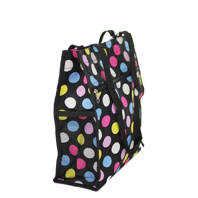 Fashion Canvas Color Spot Tote Bag - Image 2