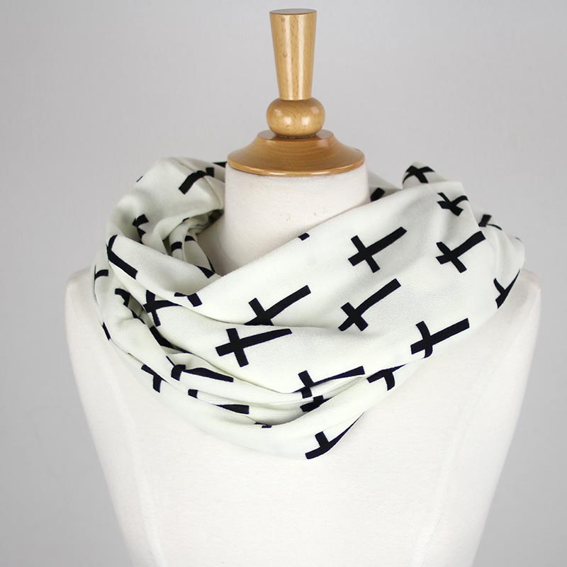 Cross Infinity Scarf