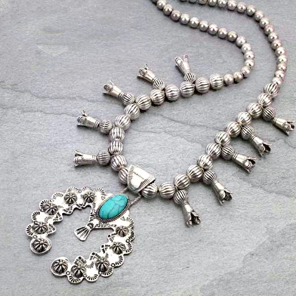 Western Squash Blossom Necklace