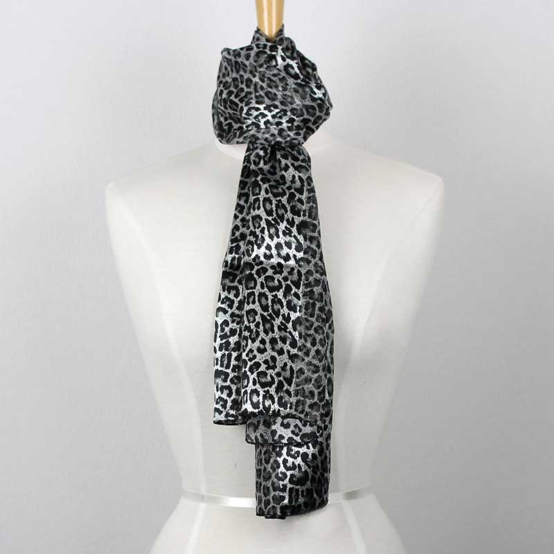 Fashion Small Leopard Pattern Scarf 1DZ
