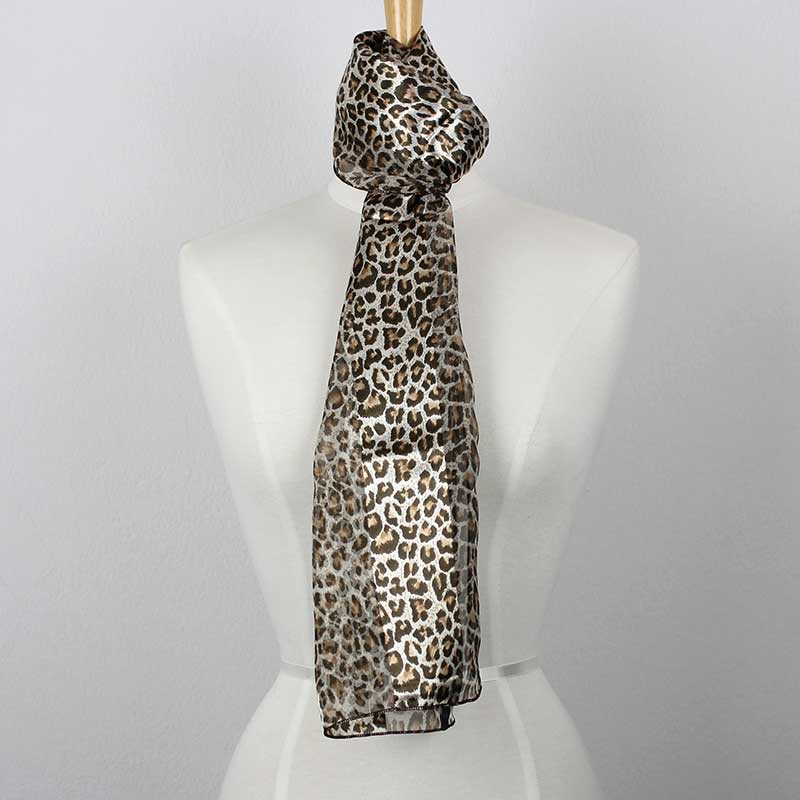 Fashion Small Leopard Pattern Scarf 1DZ