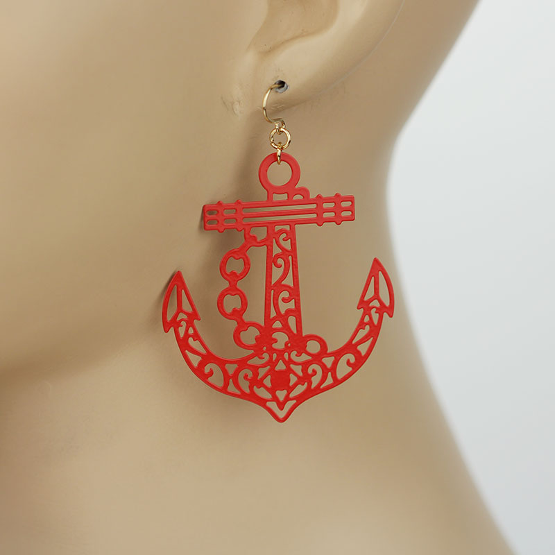 Fashion Sea Life Fish Hook Earring