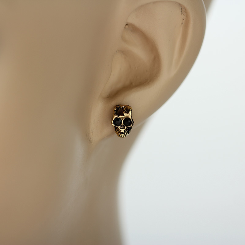 Skull Post Earrings