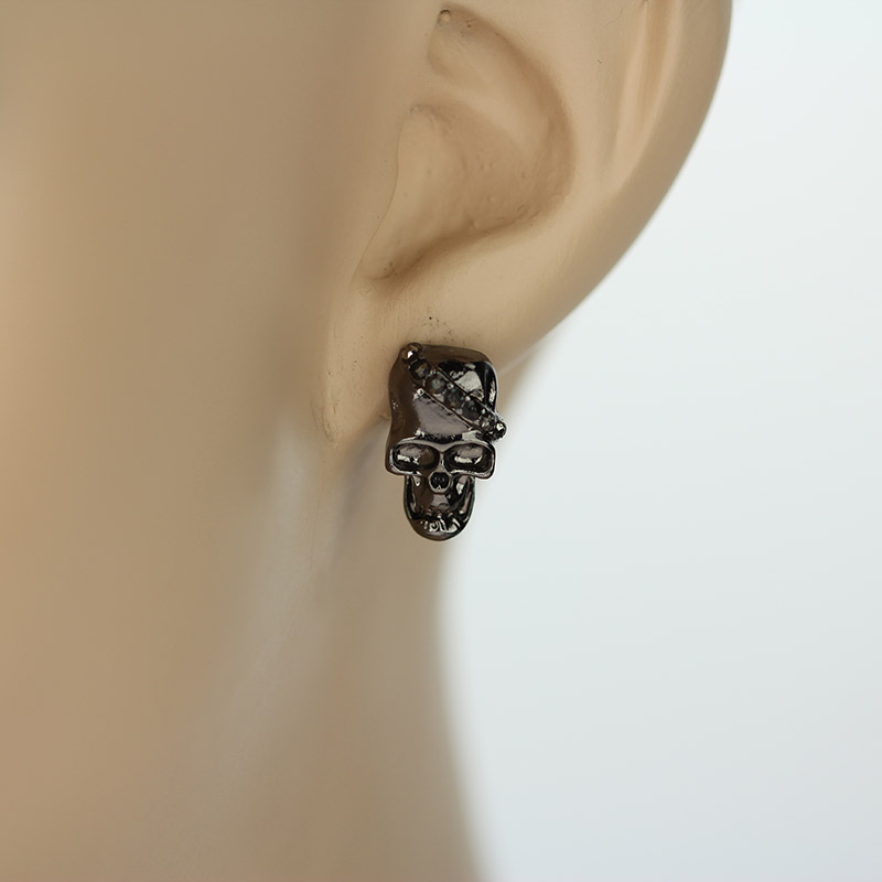 Skull Post Earrings