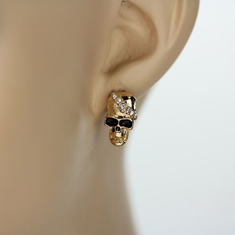 Skull Post Earrings