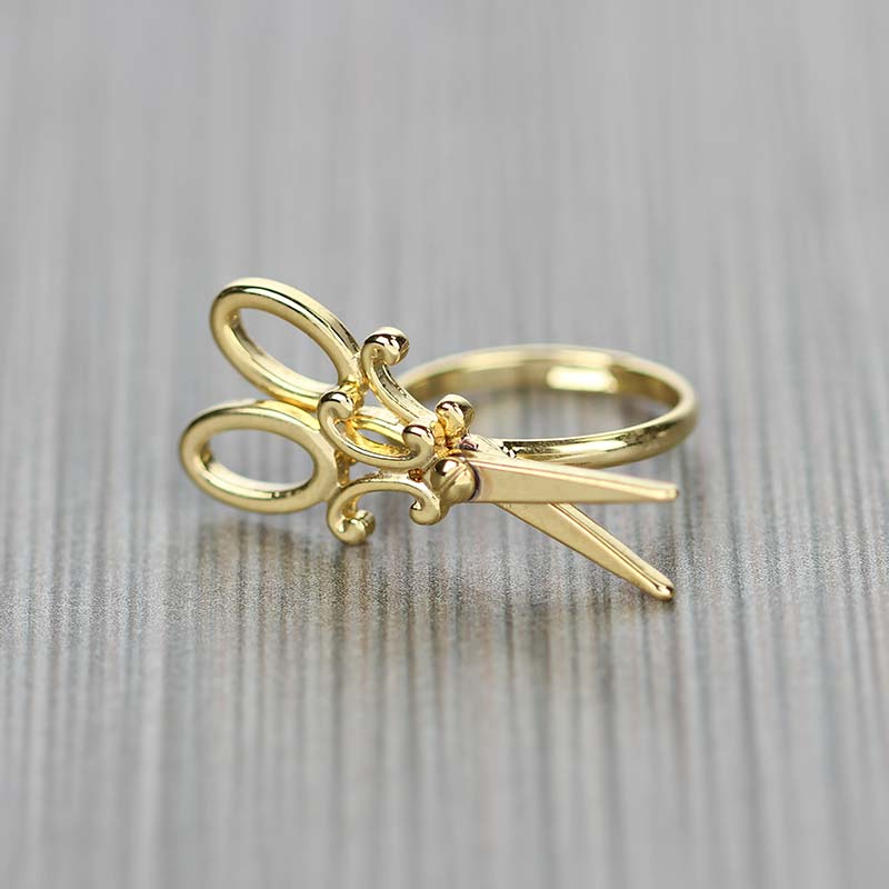 Scissors Adjustable Ring
