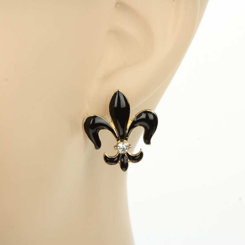 Fleur De Lis Earrings - Image 2