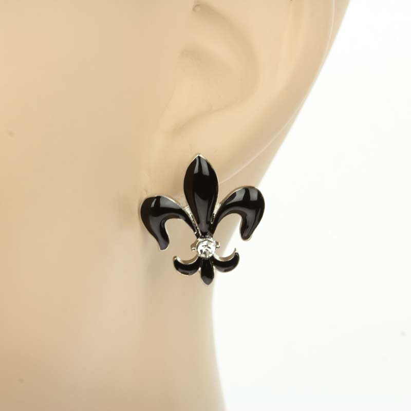 Fleur De Lis Earrings - Image 2