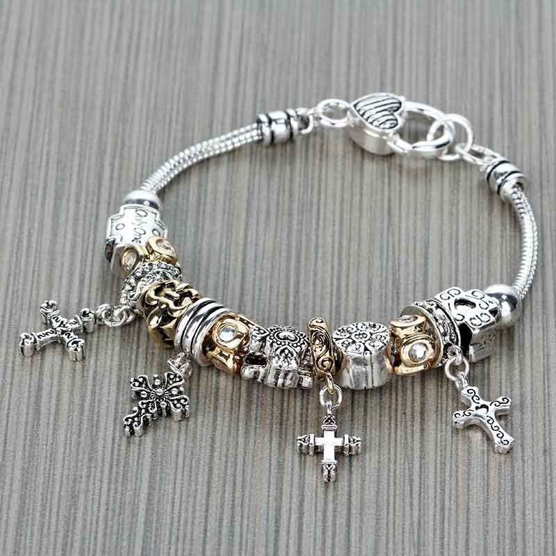 Cross Stretch Bracelet